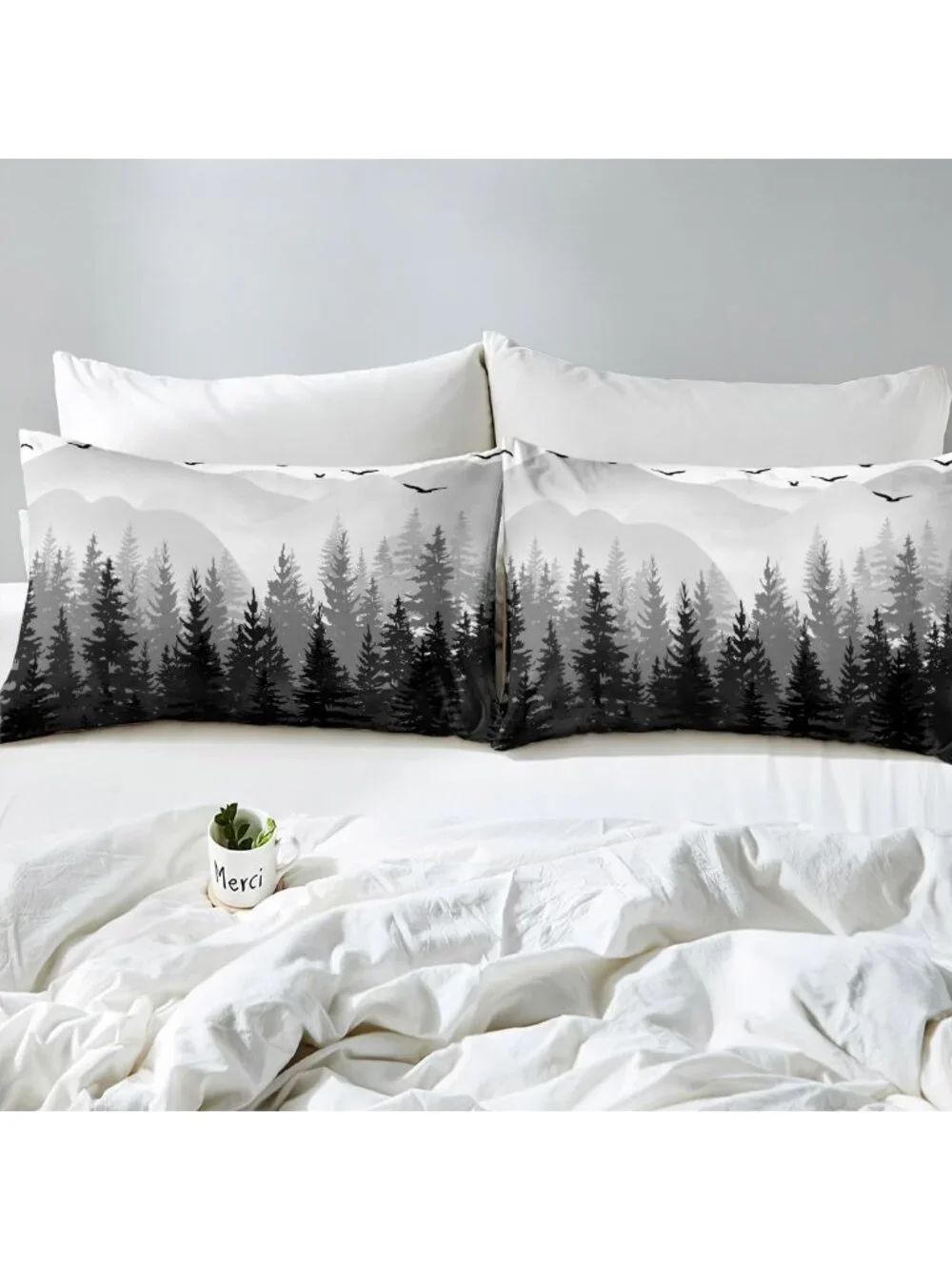 Nature-Inspired Kids Bedding Set - Queen Size, Cozy & Stylish for All Ages